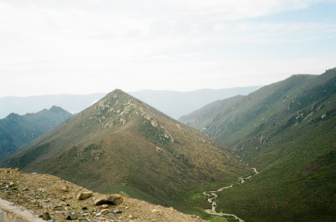 Qinshinlin range - southern side
