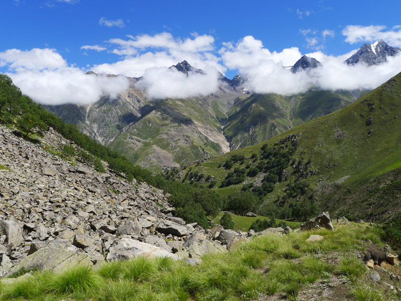 Southern ridge of Kinnaur Kailash
