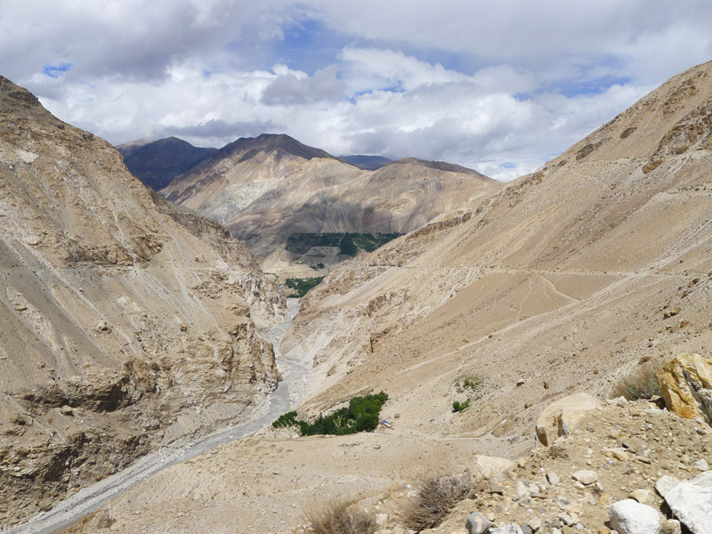 lower part of Spiti valley