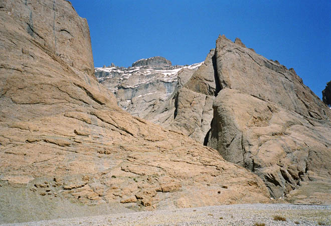 precipices of granite rocks