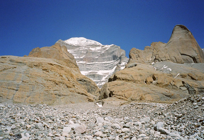 western face of Mt. Kailas