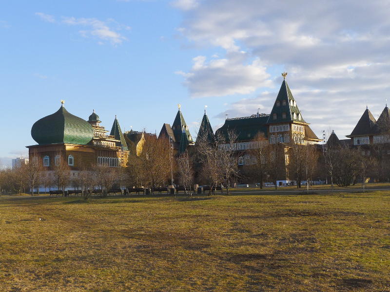 the mock palace of Kolomenskoe