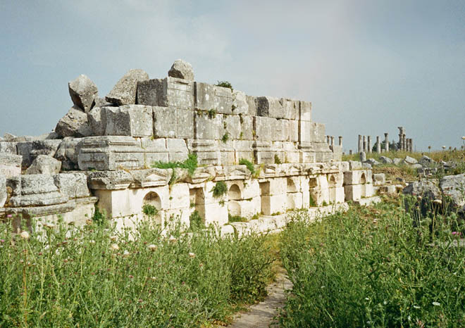 ruins of a large public building