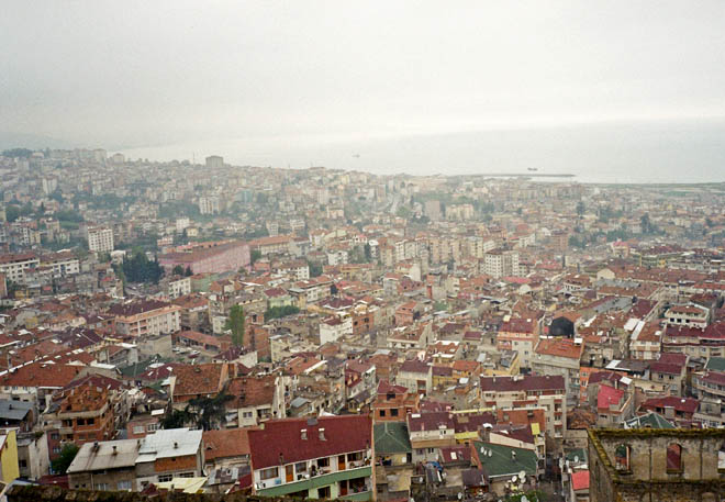 view of Trabzon from Boztepe hill