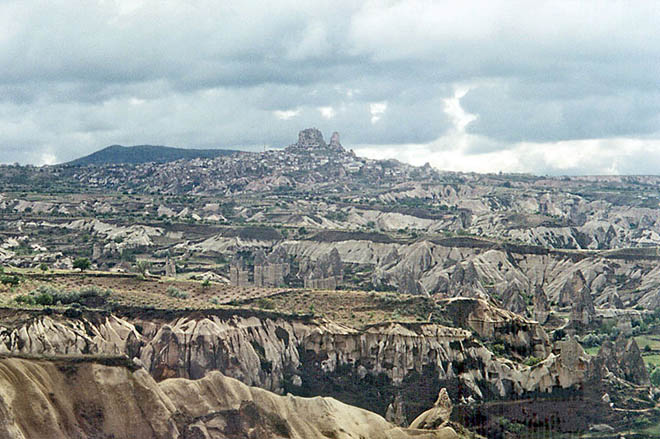 hills around Goreme and Ortahisar rock