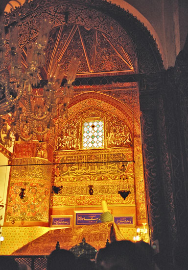 Tombs in the Moscue of Jelal ad-Din Rumi