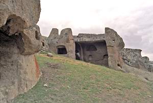 ancient caves at Lystra