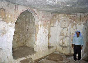 cave church at the City of Shuayb