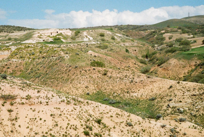 cavernous rocks on Mt. Ziyaret Dag