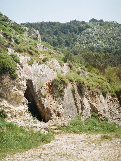Mount Silpius - main entry to the Monkey cave