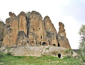ancient caves at Lystra
